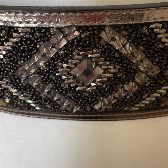 WHBM Beaded Leather Belt main image 4